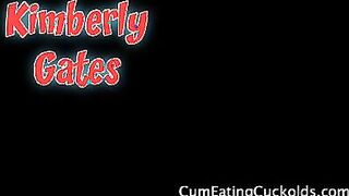 Hubby Tied and Teased While Kimberly Enjoys the Black Cock