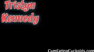 Tristyn's Cuckold Husband Loves the Taste of Black Dick