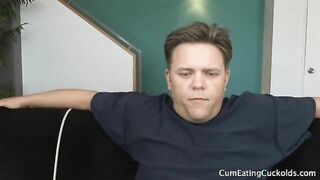 Poor Eric Comes in While His Wife Callie is Sucking Dick