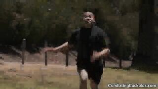 Mae Olsen Shoves Her Husband's Throat Down a Fat Cock