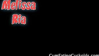 Melissa Ria and Her Husband Share a Cock