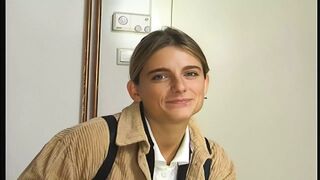 German teen masturbating on the table