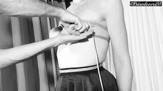 Tits Hanging Challenge - Saggy tits bondage torture - Bdsmlovers91