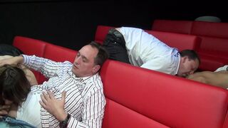 Wild ORGES at the porn cinema #1