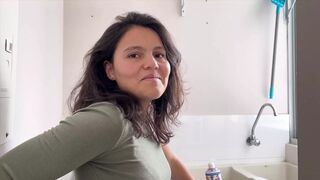 Not in the window!! They're going to realize that I like lesbians!!