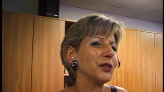 German milf fuck in porn office