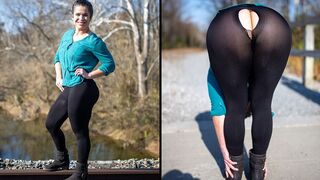 Oblivious MILF - Ripped Pants Exhibitionist