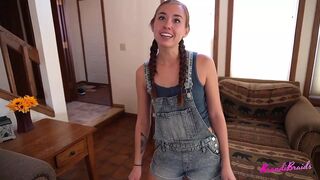 Horny Redneck Stepsister Filled with Cum