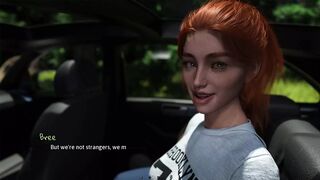 Summer heat: one guy and two sexy girls in the car ep.3