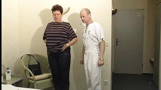 Grandma and grandpa during lunch break