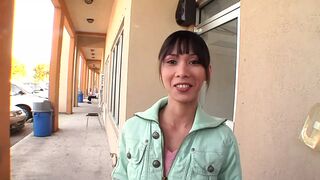 Asian MILF Miako brunette teen sucks and fucks cock