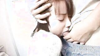 Fucked on the toilet floor