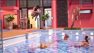 Fetish locator #17 - Johannes and the ladies had a pool party ... Johannes fucked Min and Allison saw them ... Allison f