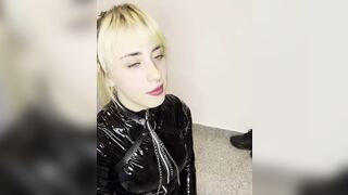 Latex Facefuck Doll Sloppy Blowjob