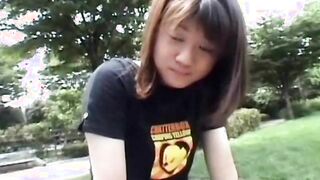 Blow job on the toilet