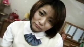 Asian girl gets a good fuck