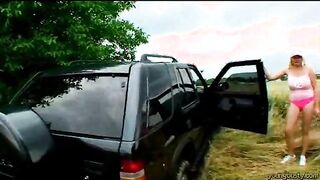 Masturbating in the car