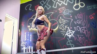Alix Lynx schoolgirl porn video