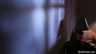 Brett Rossi masturbates on the phone