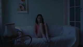 Fresh teen pussy home alone