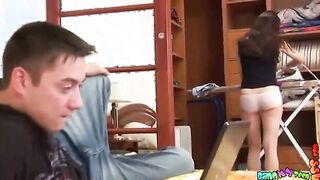 Crazy teen threesome