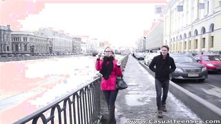 Teeny fucked in a big city