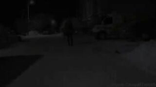 A hot fuck on a cold evening