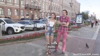 Fucking on her boyfriend's lap