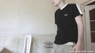 Fucking girlfriend for cash bonus