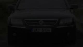 Sporty blonde outdoor fuck