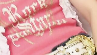 Rin masturbates with toys and then creampied