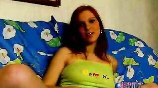 Pretty redhead Russian Yulia 