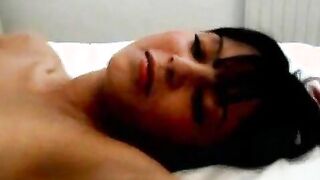 Hot British lesbian schoolgirls Sasha and Katie K licking and fingering their tiny twats