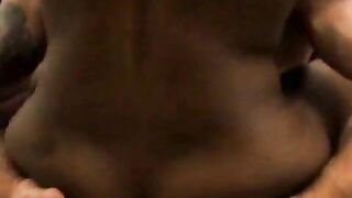 Pony-tailed young black girlfriend Berlin jumping a big white prick