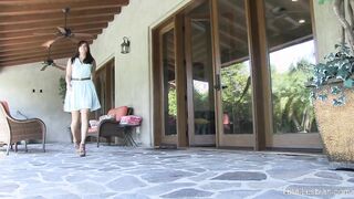 Beautiful babes Britney & CeCe lick each other