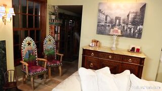 Brunette MILF passionately fucks a younger woman