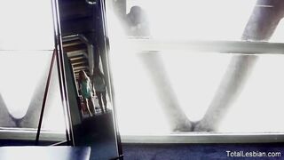 Two unbelievable babes get kinky with a blonde MILF