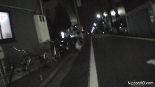 Asian teen shows him where she wants that vibrator