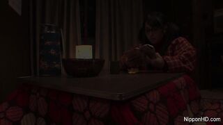 After reading a romance novel, curious teen fingers her pussy