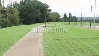 Euro girl Minnie Manga fucked in public