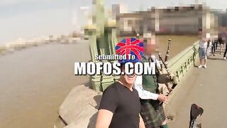 British Brunette Fucks a Tourist