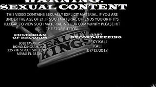 Kali gets pounded Doggystyle and rides Reverse Cowgirl.