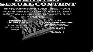 Emma Ryder gets fucked on cam for the first time.