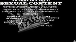 Zaya deep throats a hard cock on her first time audition.