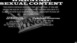 Billie gets her pussy and asshole pounded to pay the rent at Mikes apartment.