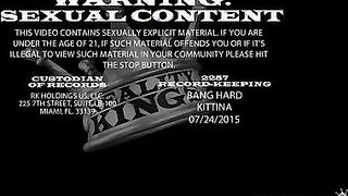 Kittina's Euro pussy getting slaughtered!