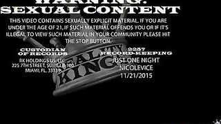 Hot brunette Nicole Vice pays for rent by giving up the pussy.