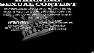 Russian cutie Emily rents out an apartment using her body to pay the rent.