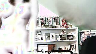 Sexy amateur milf strips and dances on webcam