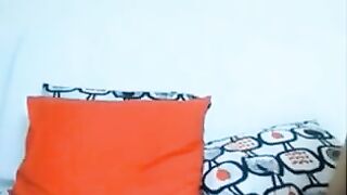 Hot couple fuck on their live webcam for the first time